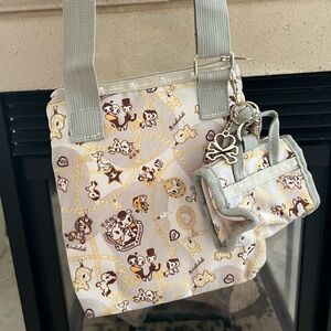 Rare Tokidoki Crossbody bag + Coin Purse + Gold Keychain Limited edition